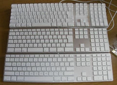 Appleキーボード3種