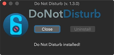 Do Not Disturbインストール