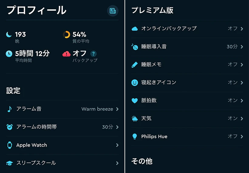 Sleep Cycleのプロフィール