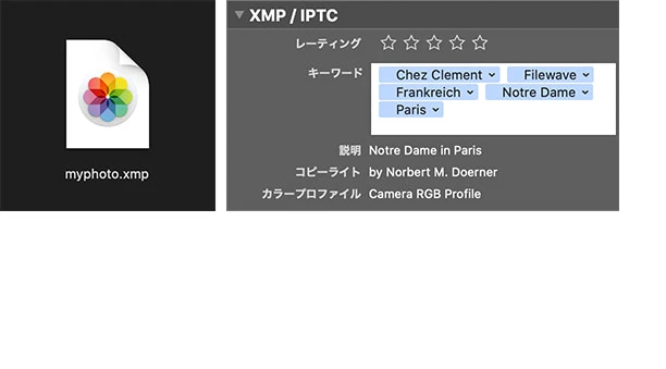 XMP情報